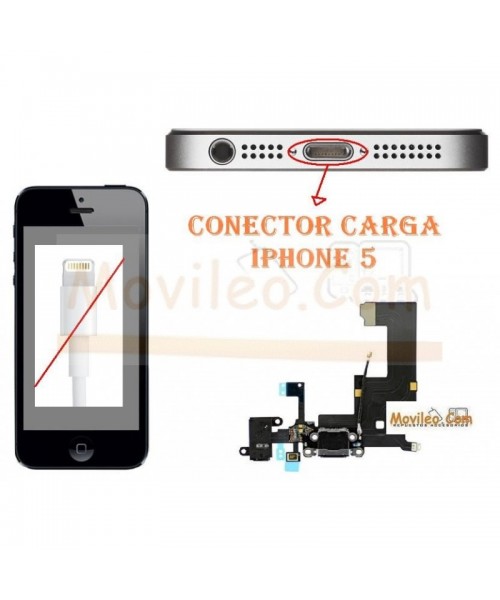 Cambiar Conector de Carga iPhone 5 - Imagen 1