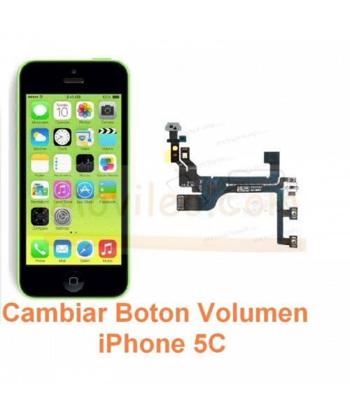 Cambiar Boton Volumen iPhone 5C - Imagen 1