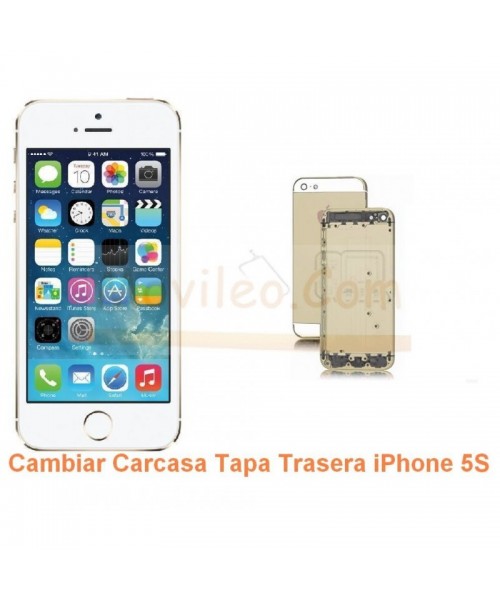 Cambiar Carcasa Tapa Trasera iPhone 5S - Imagen 1