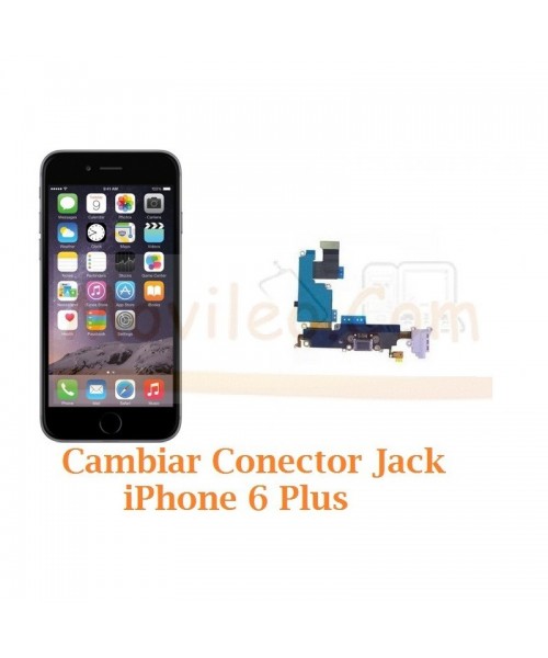 Cambiar Conector Jack iPhone 6 Plus + - Imagen 1