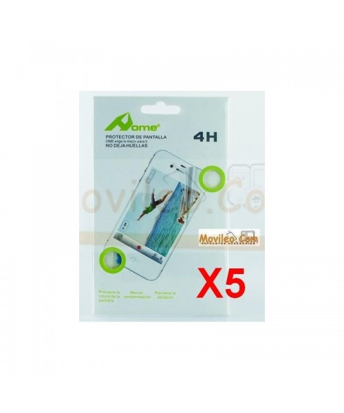 Pack 5 Protectores de Pantalla Transparente iPhone 5C - Imagen 1
