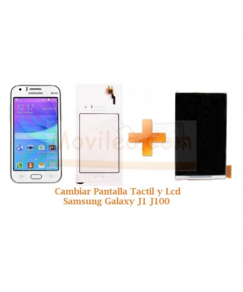 Cambiar Pantalla Tactil y Lcd Samsung Galaxy J1 J100 - Imagen 1