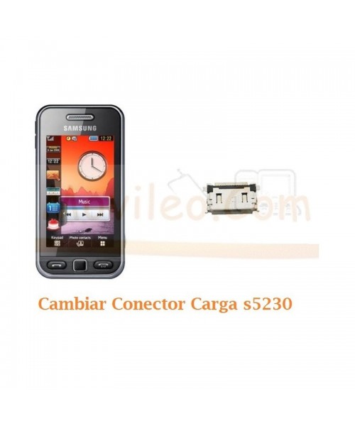 Cambiar Conector Carga Samsung Star s5230 - Imagen 1