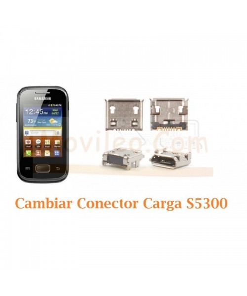 Cambiar Conector Carga Samsung Pocket Plus S5300 - Imagen 1