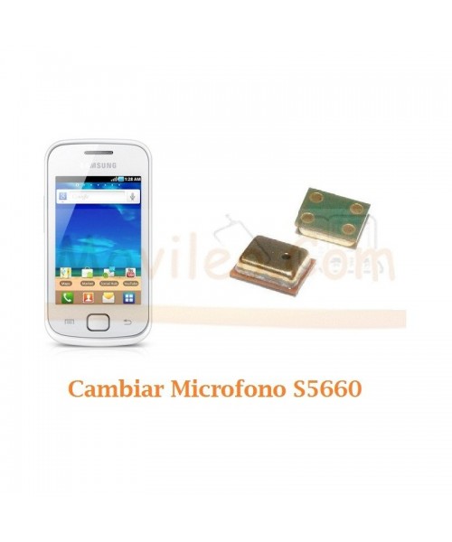 Cambiar Microfono Samsung Gio S5660 - Imagen 1
