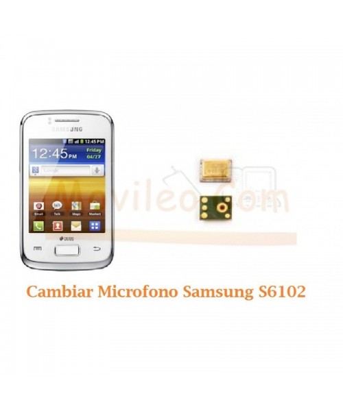 Cambiar Microfono Samsung Galaxy Y Duos S6102 - Imagen 1