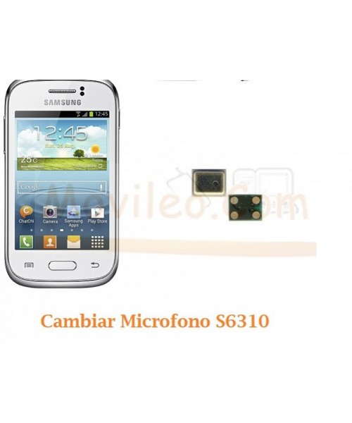 Cambiar Microfono Samsung Galaxy Young S6310 - Imagen 1