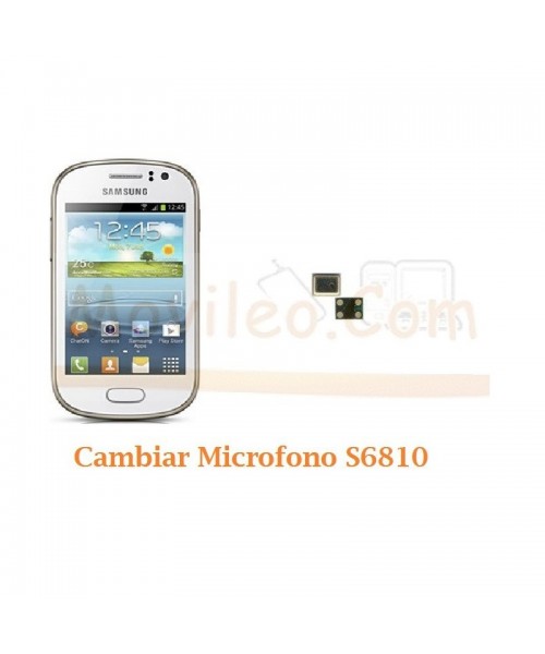 Cambiar Microfono Samsung Galaxy Fame S6810 - Imagen 1