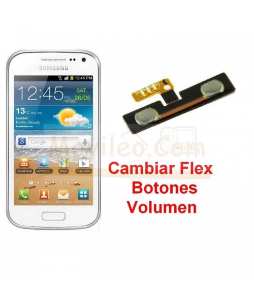 Reparar Flex Boton Volumen Samsung Galaxy Ace 2 i8160 i8160p - Imagen 1