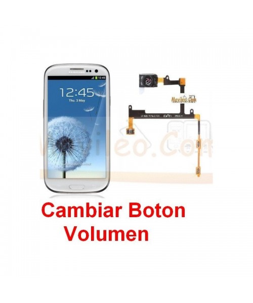 Reparar Boton Volumen Samsung Galaxy S3 i9300 - Imagen 1