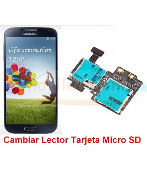 Reparar Lector Tarjeta de Memoria Samsung Galaxy S4 i9500 i9505 - Imagen 1