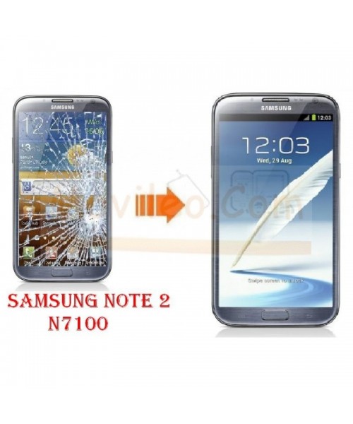 Cambiar Cristal Samsung Note 2 / N7100 - Imagen 1