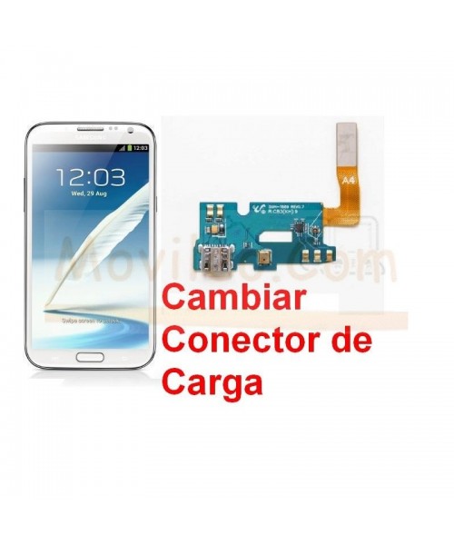 Reparar Conector de Carga Samsung Galaxy Note 2, N7100 - Imagen 1