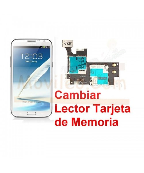 Reparar Lector Tarjeta de Memoria Samsung Galaxy Note 2, N7100 - Imagen 1