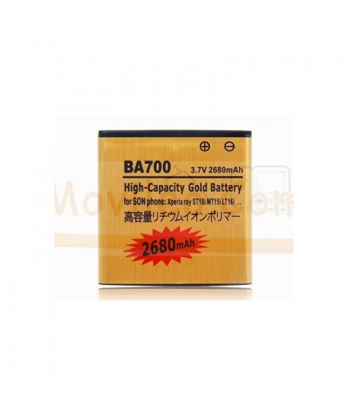 Bateria Gold de 1500mAh para Sony Neo Xperia Pro Xperia E BA700 - Imagen 1