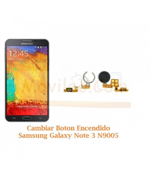 Cambiar Boton Encendido Samsung Galaxy  Note 3 N9005 - Imagen 1