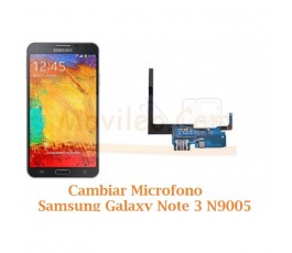 Cambiar Microfono Samsung Galaxy Note 3 N9005 - Imagen 1