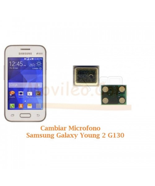 Cambiar Microfono Samsung Galaxy Young 2 G130 - Imagen 1