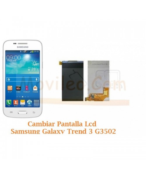 Cambiar Pantalla Lcd Display Samsung Galaxy Trend 3 G3502 - Imagen 1