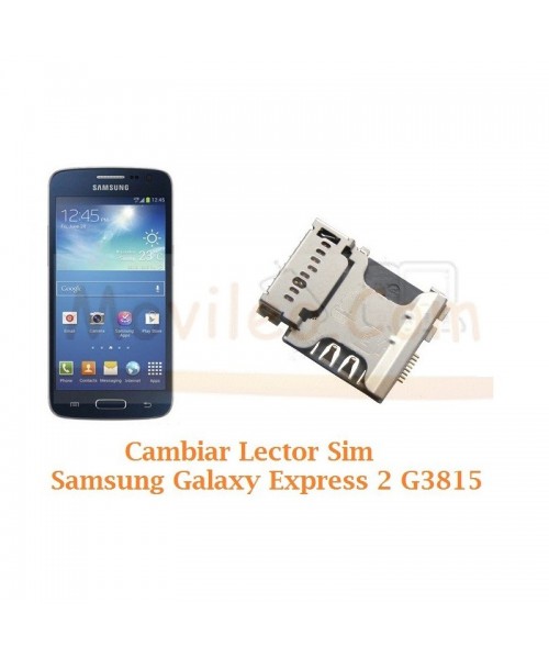 Cambiar Lector Sim Samsung Galaxy Express 2 G3815 - Imagen 1