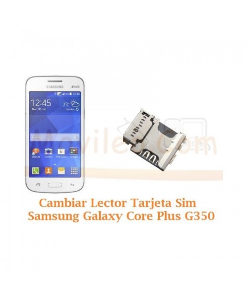 Cambiar Lector Sim Samsung Galaxy Core Plus G350 - Imagen 1