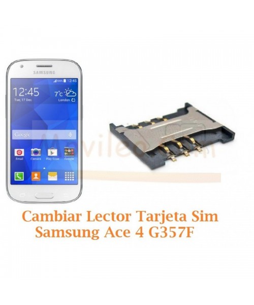 Cambiar Lector Sim Samsung Galaxy Ace 4 G357F - Imagen 1