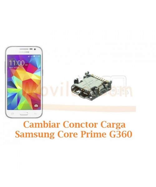 Cambiar Conector Carga Samsung Galaxy Core Prime G360F - Imagen 1