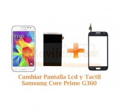 Cambiar Pantalla Lcd y Tactil Samsung Galaxy Core G360F - Imagen 1