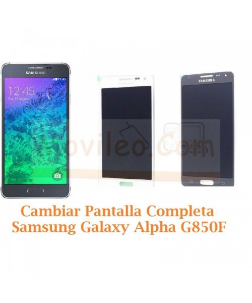Cambiar Pantalla Completa Samsung Galaxy Alpha G850F - Imagen 1