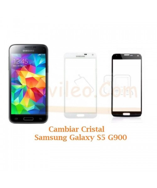 Cambiar Cristal Samsung Galaxy S5 G900F - Imagen 1