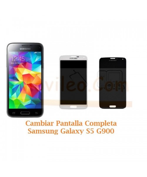 Cambiar Pantalla Ccompleta Samsung Galaxy S5 G900F - Imagen 1