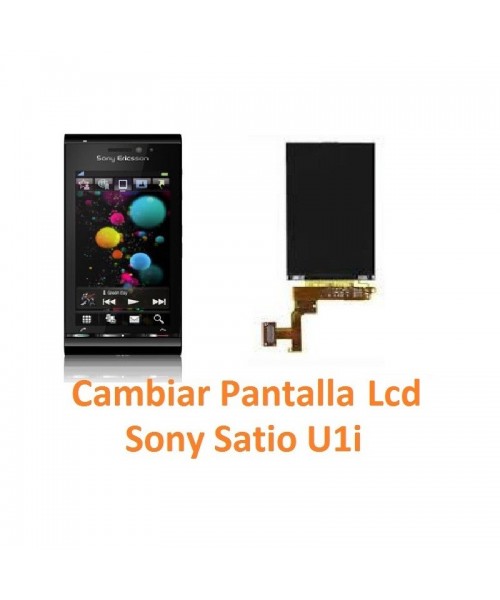 Cambiar Pantalla Lcd Display Sony Ericsson Satio U1i - Imagen 1