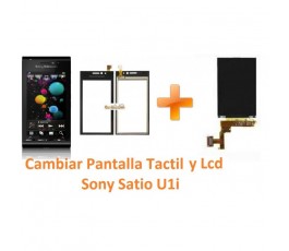 Cambiar Pantalla Táctil y Lcd Display Sony Ericsson Satio U1i - Imagen 1