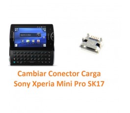 Cambiar Conector Carga Sony Xperia Mini Pro SK17 - Imagen 1