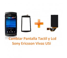 Cambiar Pantalla Táctil y Lcd Display Sony Ericsson Vivaz U5i - Imagen 1