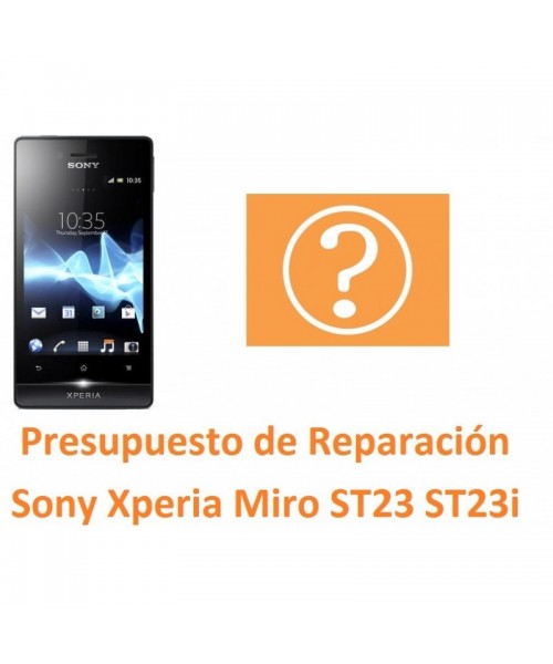 Reparar Sony Xperia Miro ST23 ST23i - Imagen 1