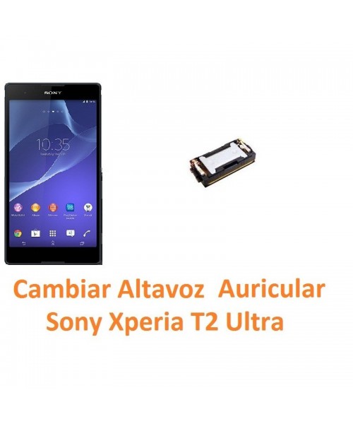 Cambiar Auricular Altavoz Sony Xperia T2 Ultra XM50h D5303 D5306 D5322 - Imagen 1