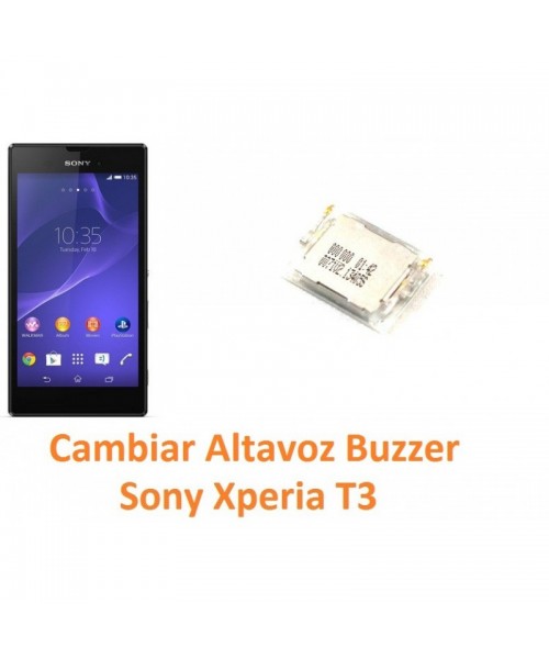 Cambiar Altavoz Buzzer Sony Xperia T3 M50W D5102 D5103 D5106 - Imagen 1