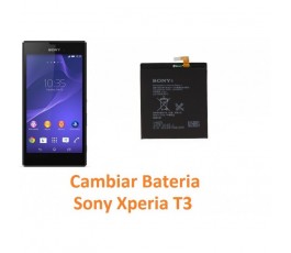 Cambiar Batería Sony Xperia T3 M50W D5102 D5103 D5106 - Imagen 1