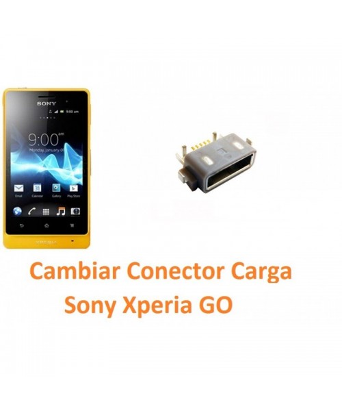 Cambiar Conector Carga Sony Xperia Go St27 St27i - Imagen 1