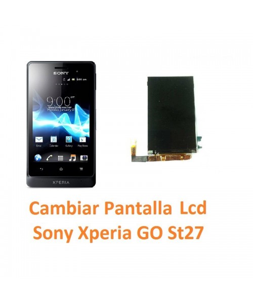 Cambiar Pantalla Lcd Sony Xperia Go St27 St27i - Imagen 1