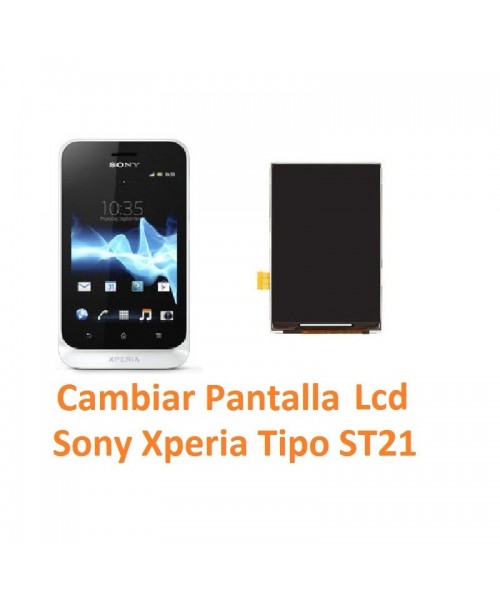 Cambiar Pantalla Lcd Sony Xperia Tipo ST21 - Imagen 1