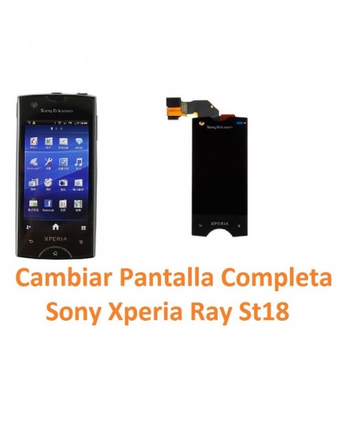 CAMBIAR PANTALLA COMPLETA XPERIA RAY ST18I - Imagen 1