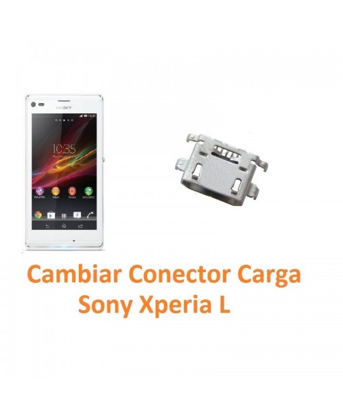 Cambiar Conector Carga Sony Xperia L C2104 C2105 S36H - Imagen 1