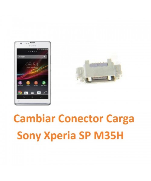 Cambiar Conector Carga Sony Xperia SP M35H C5302 C5303 C5306 - Imagen 1