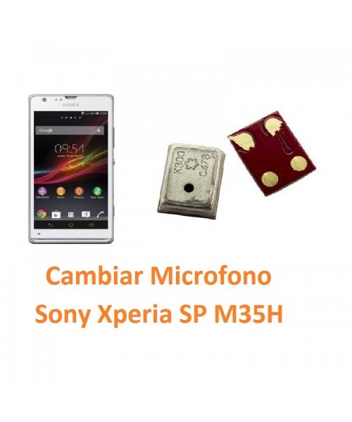 Cambiar Micrófono Sony Xperia SP M35H C5302 C5303 C5306 - Imagen 1