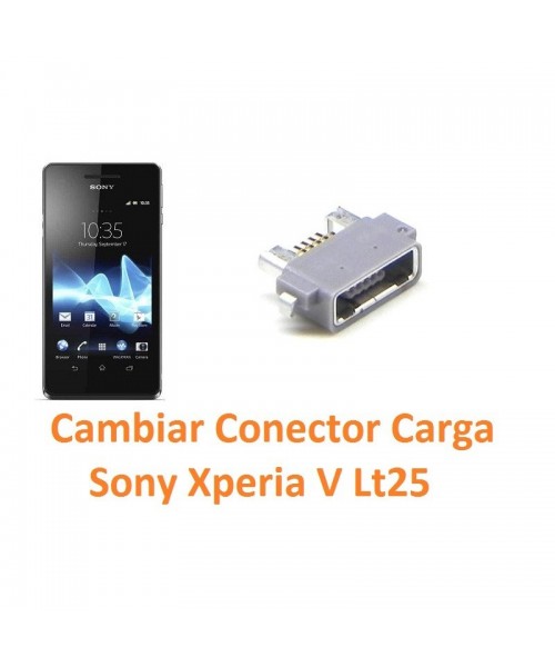 Cambiar Conector Carga Sony Xperia V Lt25 - Imagen 1
