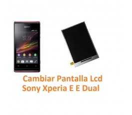 Cambiar Pantalla Lcd Sony Xperia E C1504 C1505 E Dual C1604 C1605 - Imagen 1