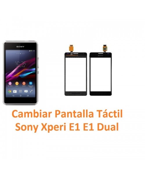 Cambiar Pantalla Táctil Sony Xperia E1 E1 Dual D2004 D2005 D2104 D2105 - Imagen 1