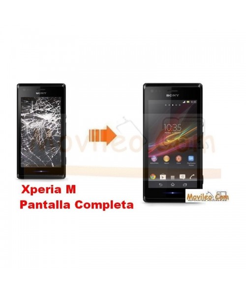 Cambiar Pantalla Completa Xperia M - Imagen 1